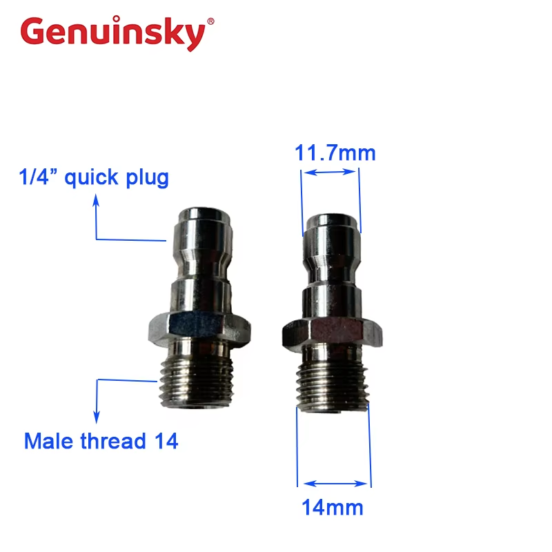 ステンレス鋼のクイックリリースプラグ1/4インチ